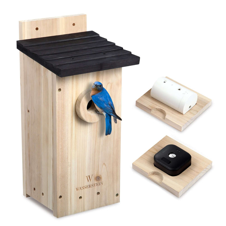 Wasserstein Wooden Birdhouse for Blink Outdoor 3/4 and Ring Stick Up Cam