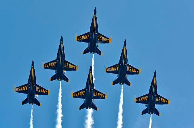 Naval Air Station Key West celebrates its bicentennial and Monroe County's 200th anniversary with the Southernmost Air Spectacular featuring the U.S. Navy Blue Angels. Photo: Mike Freas