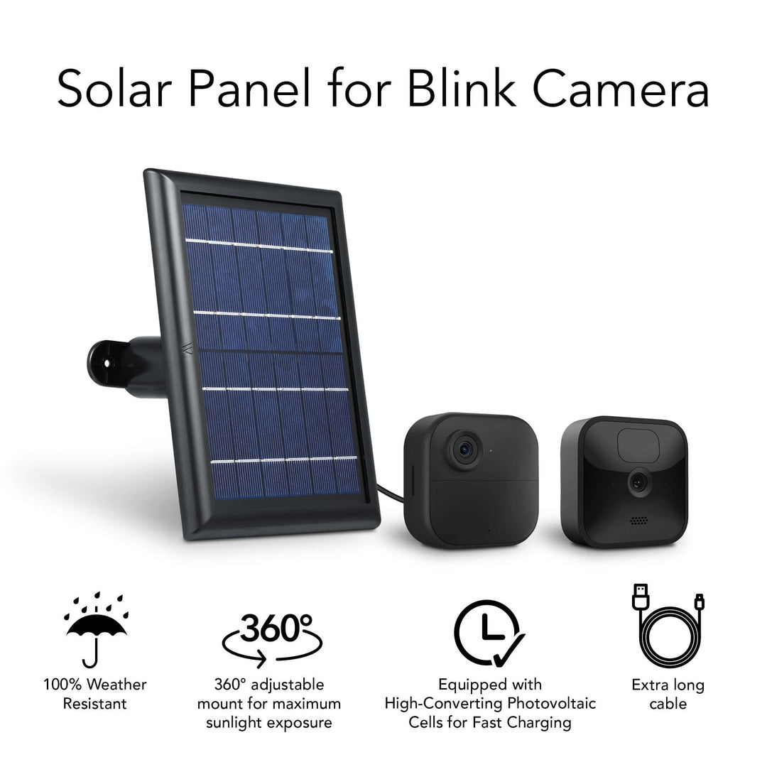 Wasserstein Solar Panel for Blink Outdoor 4 & 3 / XT2 / XT