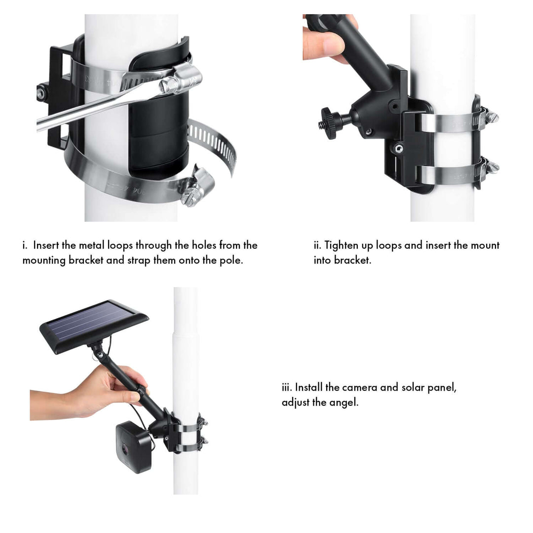 outdoor camera pole