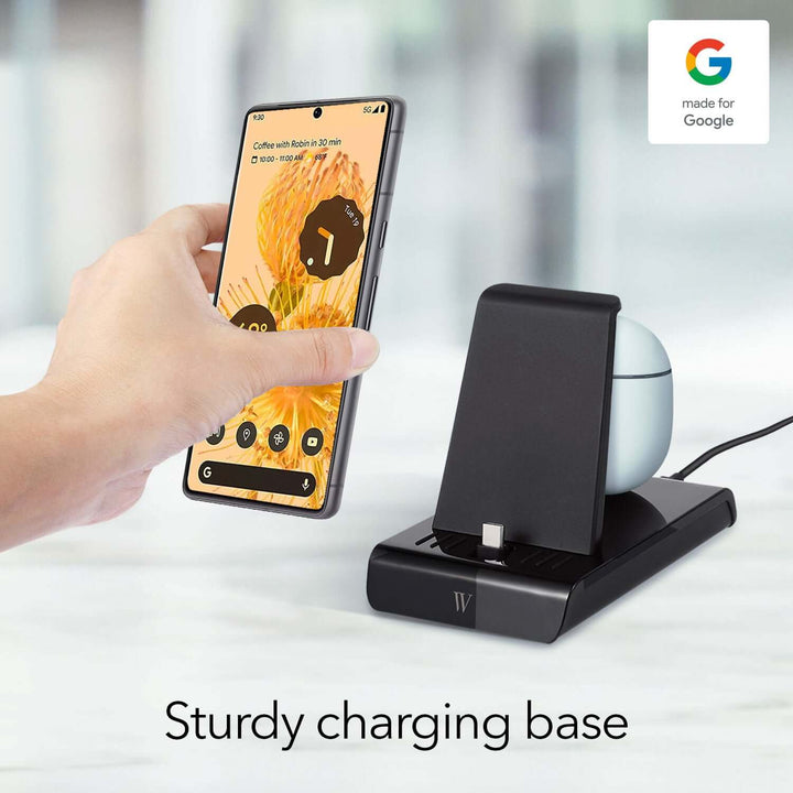 Wasserstein 2-in-1 Google Pixel Charging Station | Made for Google | USB-C