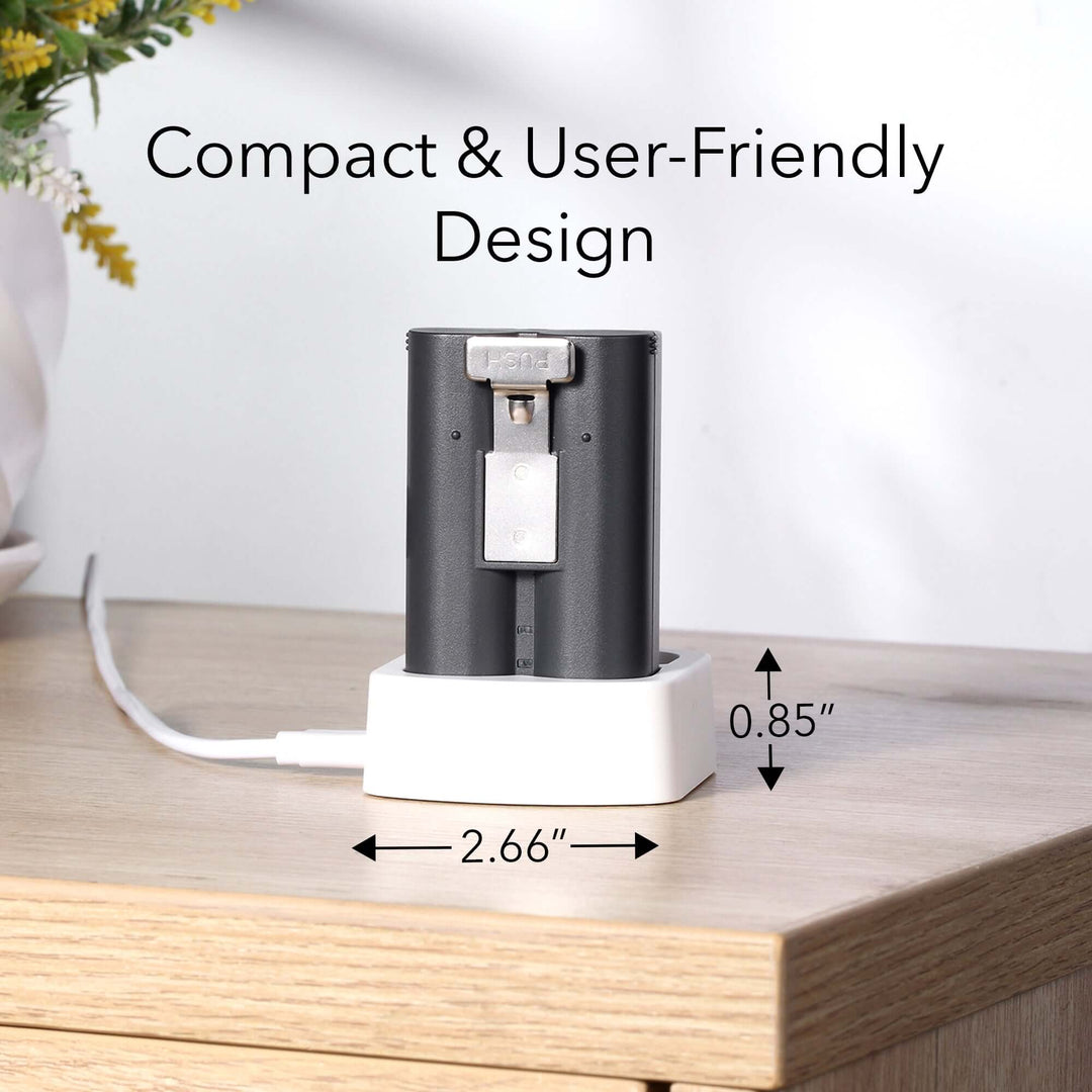 Wasserstein Battery Charging Station for Ring Camera/Ring Doorbell and Wyze Battery Cam Pro Batteries