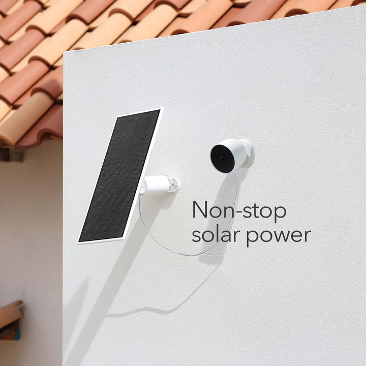 nest cam solar panel