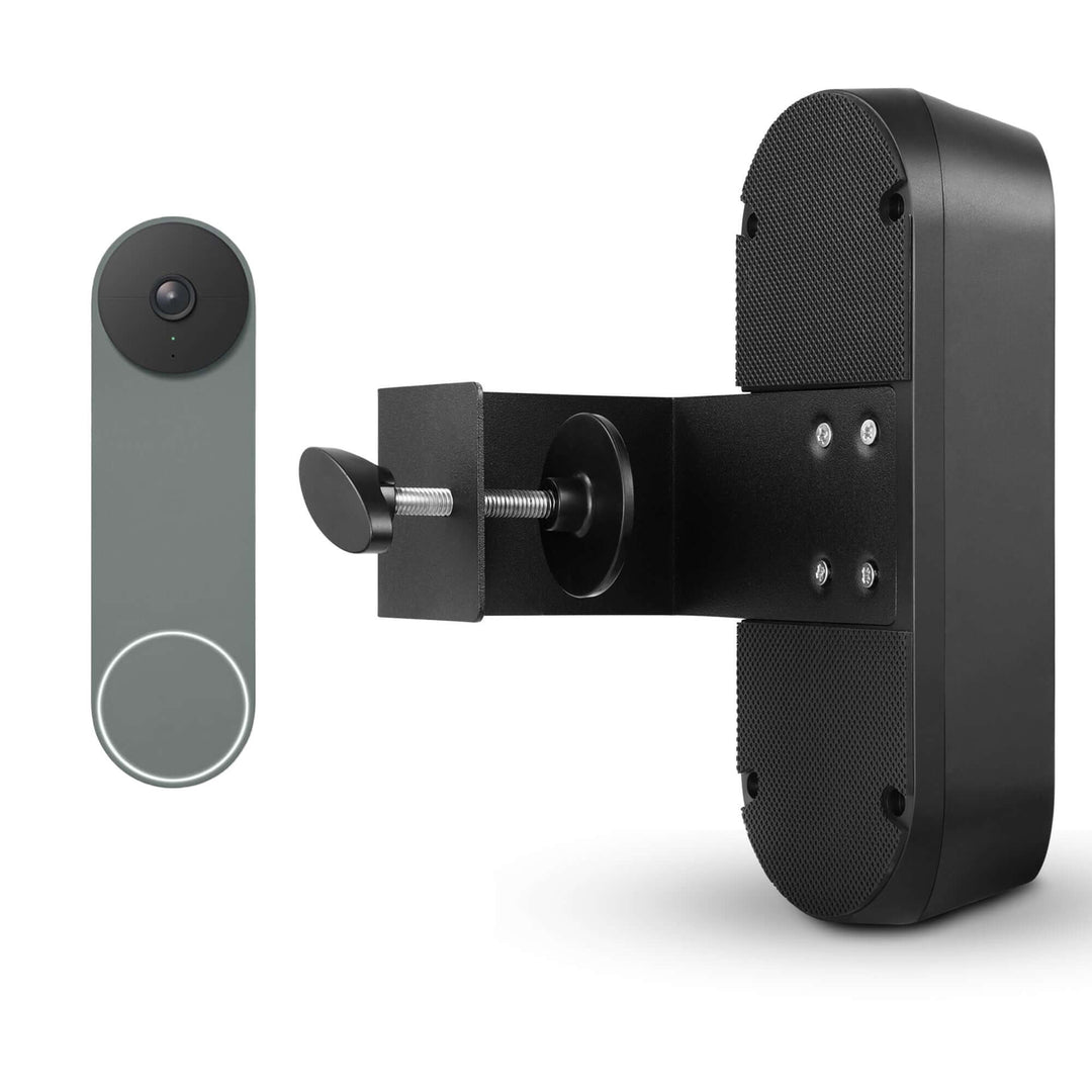 Wasserstein Mount for Google Nest Doorbell (Battery) | Anti-theft | No Drill Installation | Made for Google