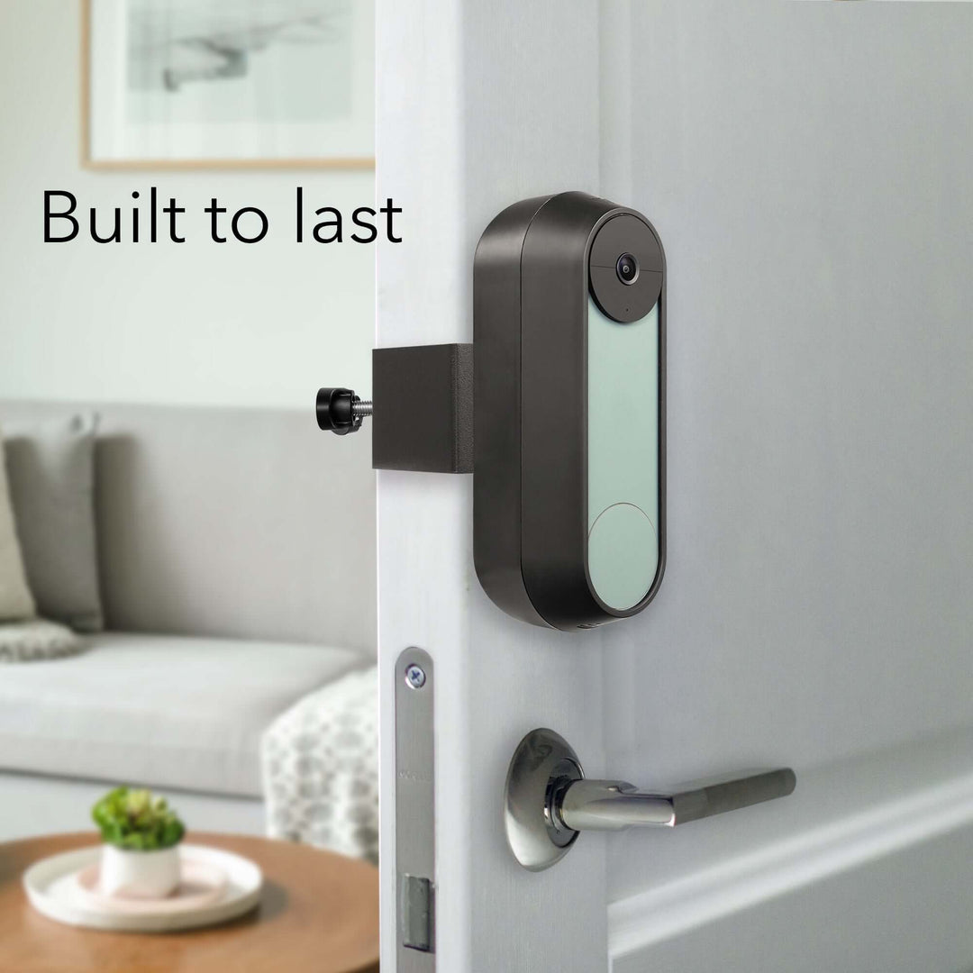 Wasserstein Mount for Google Nest Doorbell (Battery) | Anti-theft | No Drill Installation | Made for Google