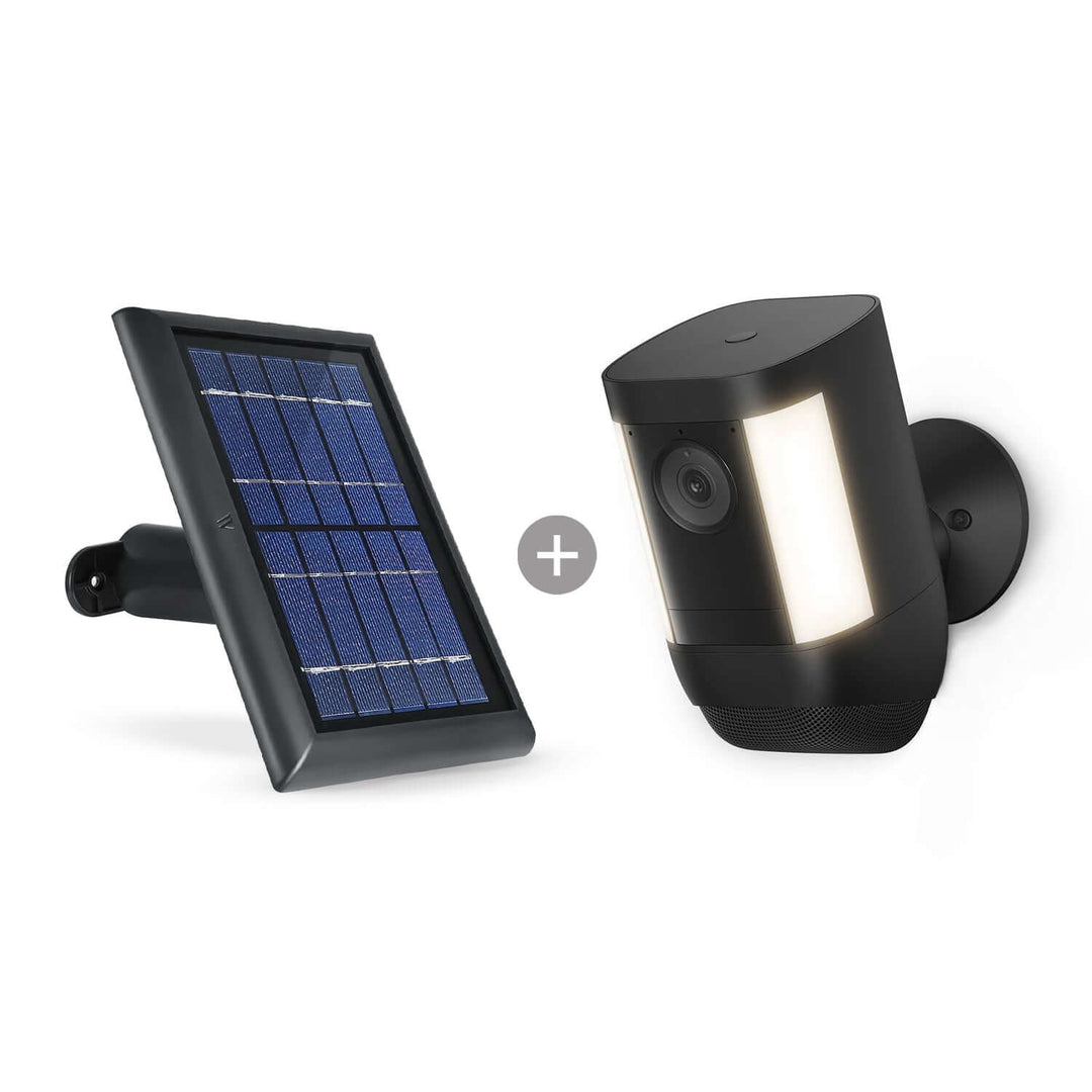 Ring Spotlight Cam Pro + Solar Panel Bundle