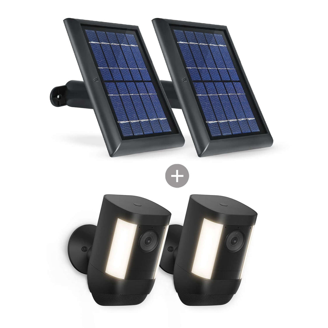 Ring Spotlight Cam Pro + Solar Panel Bundle