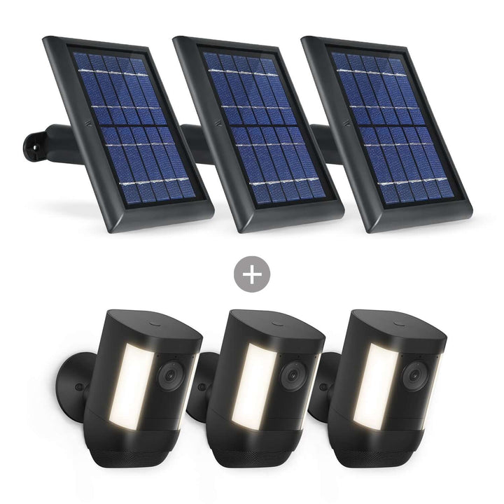 Ring Spotlight Cam Pro + Solar Panel Bundle