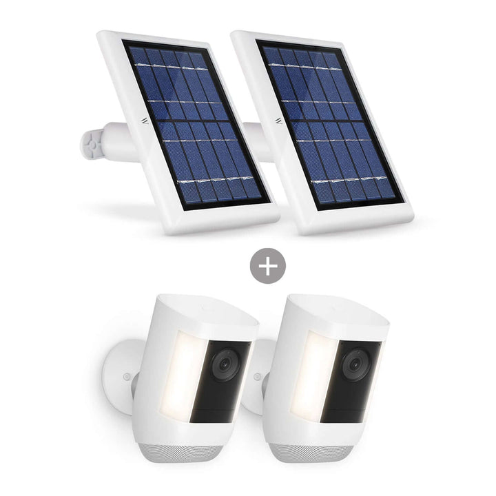 Ring Spotlight Cam Pro + Solar Panel Bundle