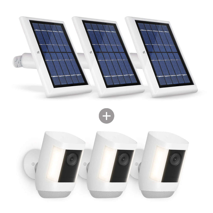 Ring Spotlight Cam Pro + Solar Panel Bundle