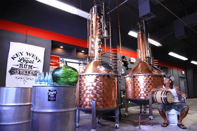Rum distillery