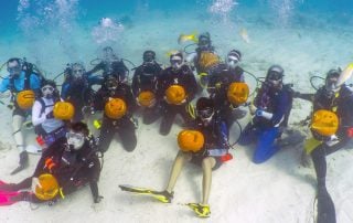 Underwater Pumpkin Carving Key Largo